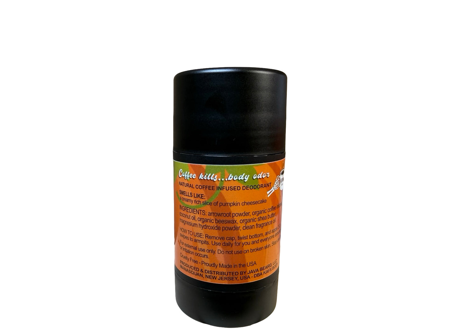 Pumpkin Slice Deodorant - Creamy Pumpkin Cheesecake Scent | 24H Odor Protection