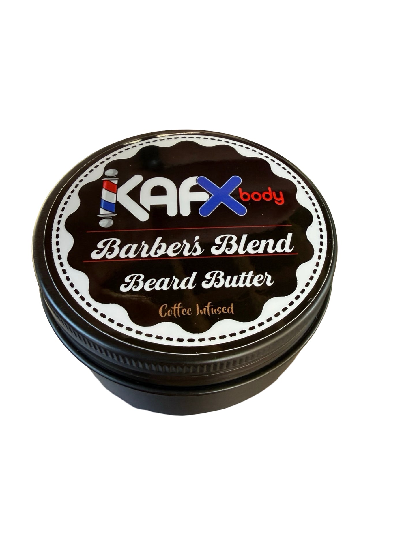 KAFX Body Beard Butter with Coffee Oil | Barbershop Fresh Scent | 3oz