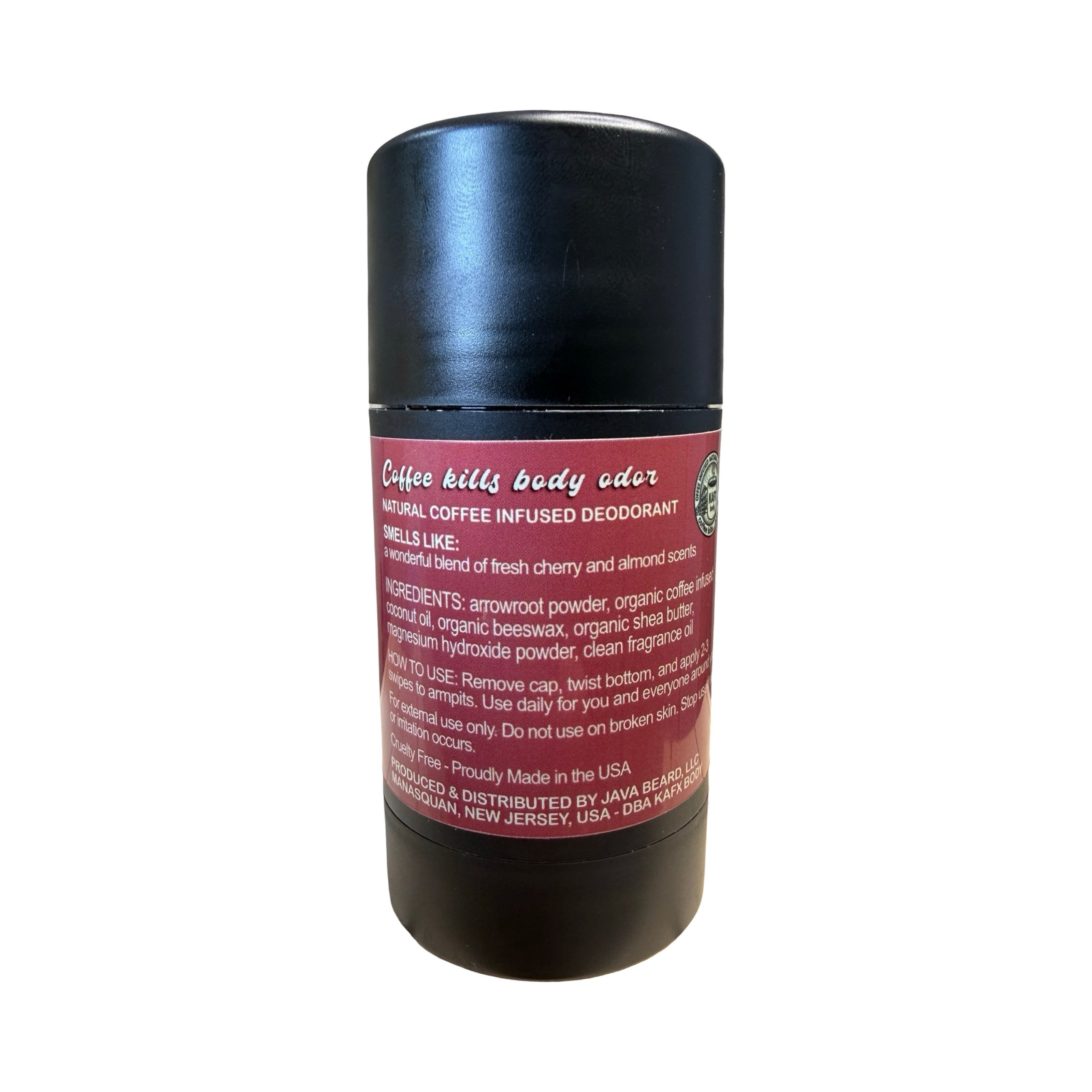 Cherry Almond Natural Deodorant – Aluminum-Free, Baking Soda-Free