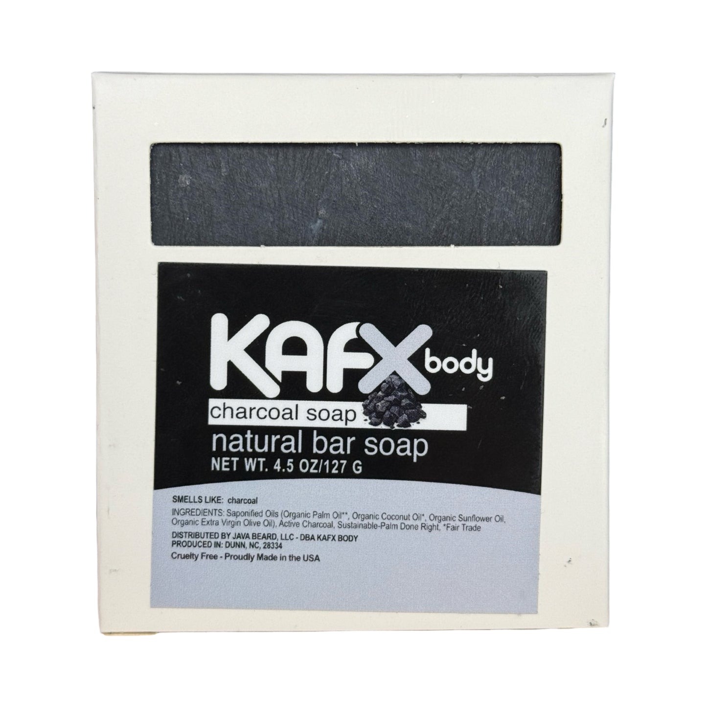 KAFX Body Charcoal Natural Bar Soap