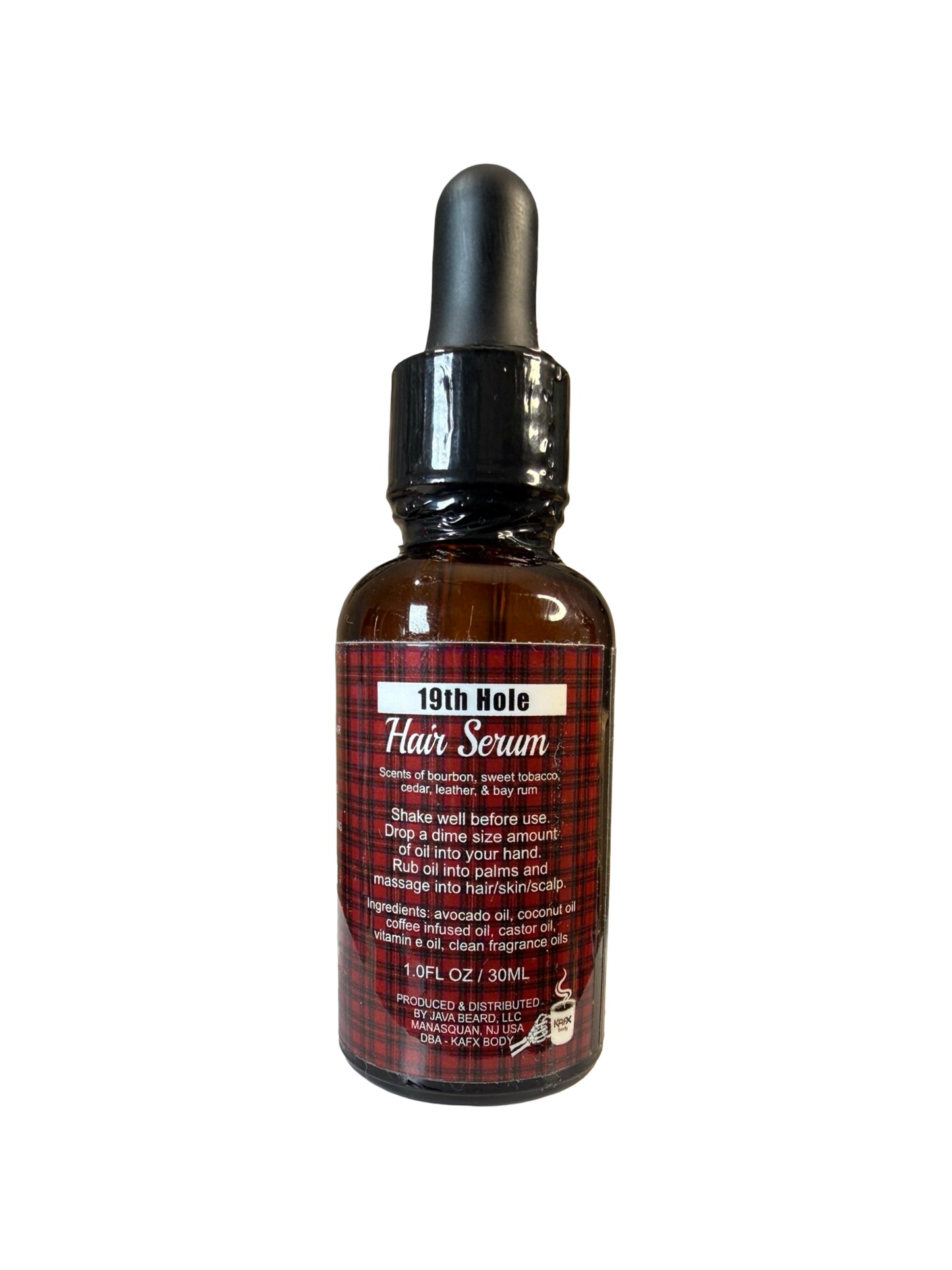 19th Hole Hair Serum | Bourbon, Tobacco & Cedar Scented Hair Oil