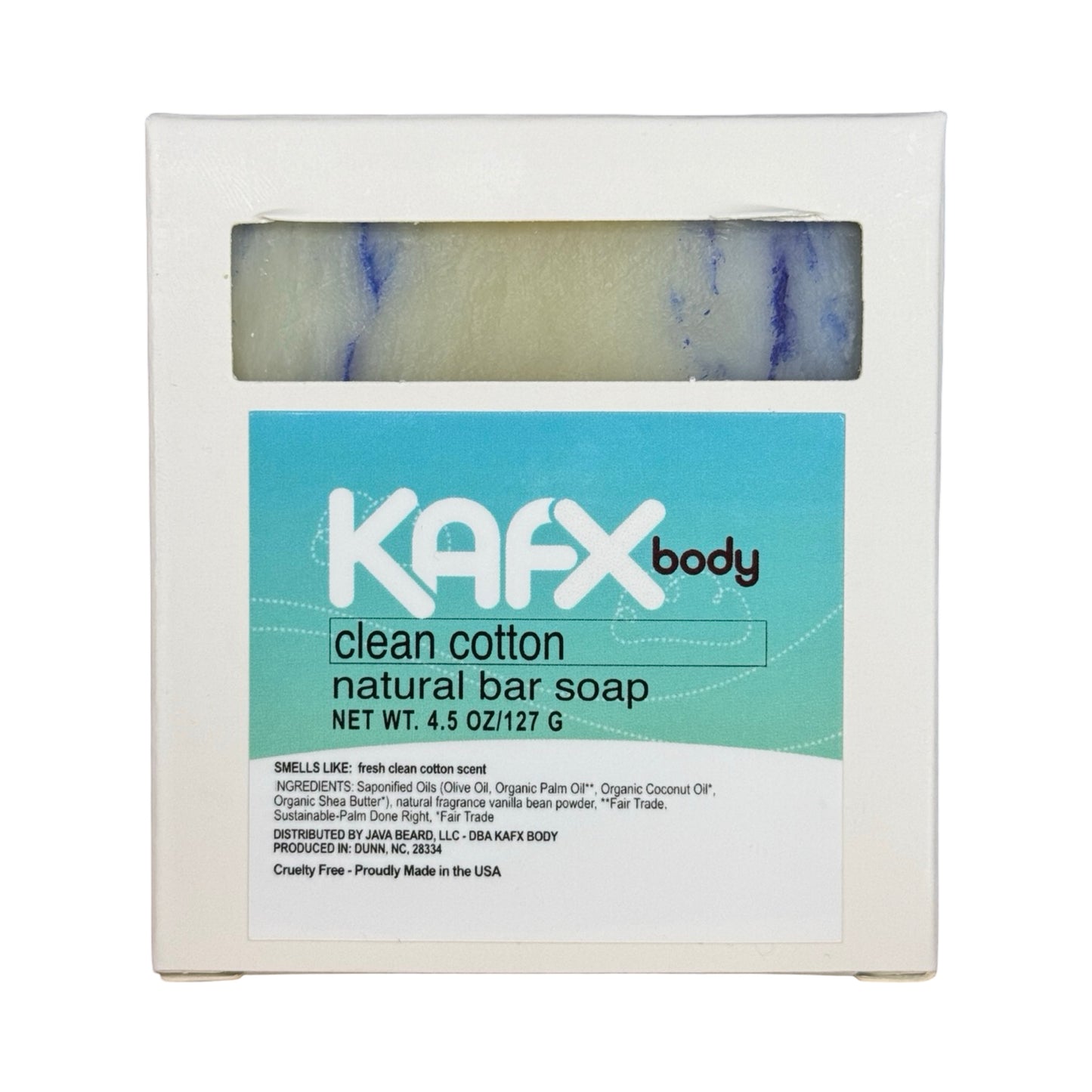 KAFX Body Clean Cotton Natural Bar Soap