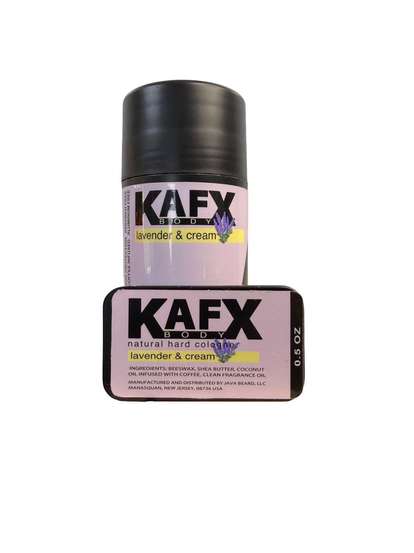 Lavender and Cream Deodorant and Cologne