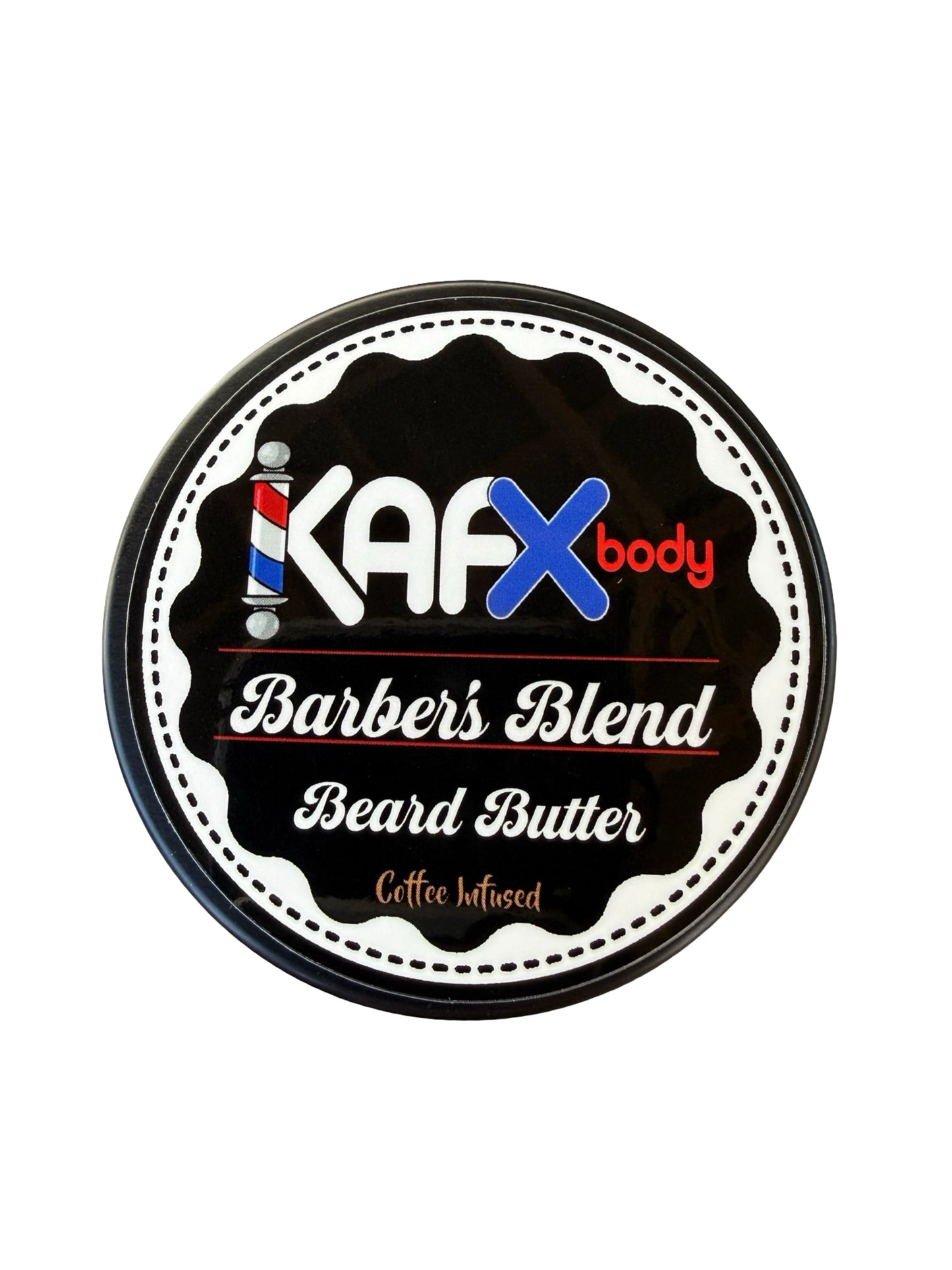 KAFX Body Beard Butter with Coffee Oil | Barbershop Fresh Scent | 3oz